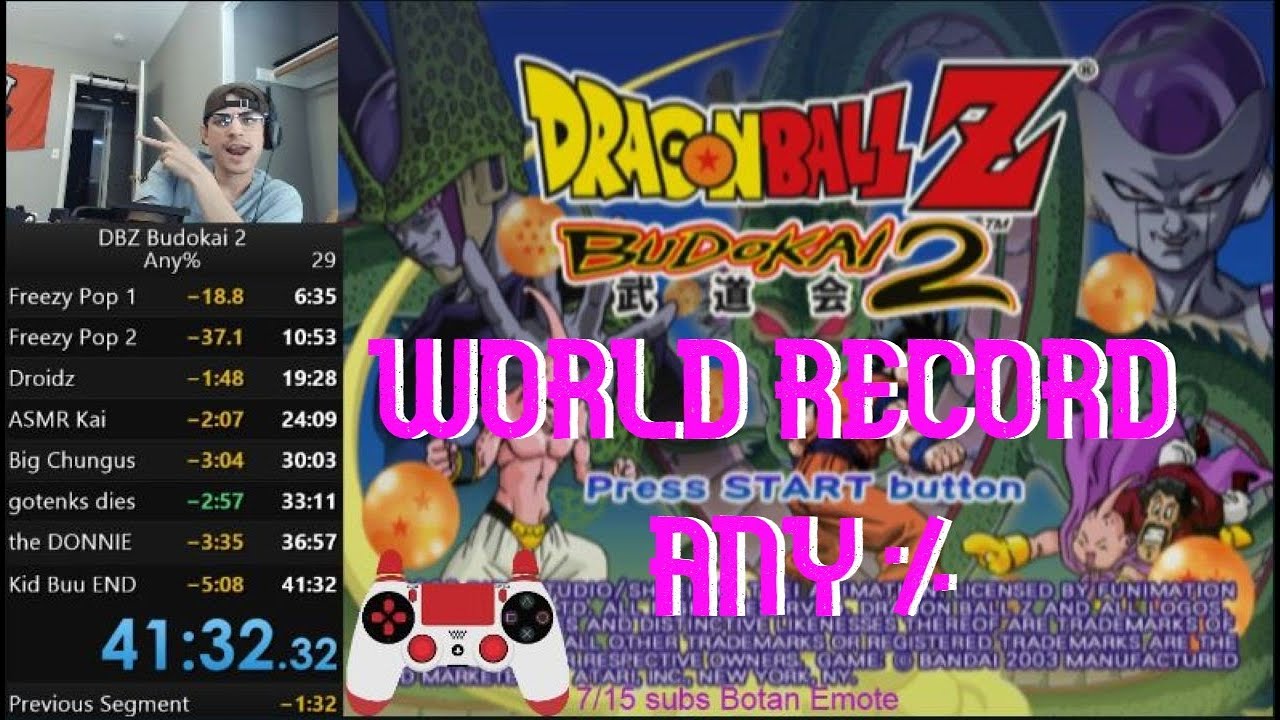 [WR] DBZ Budokai 2 Speedrun Any% 41:32 EMU