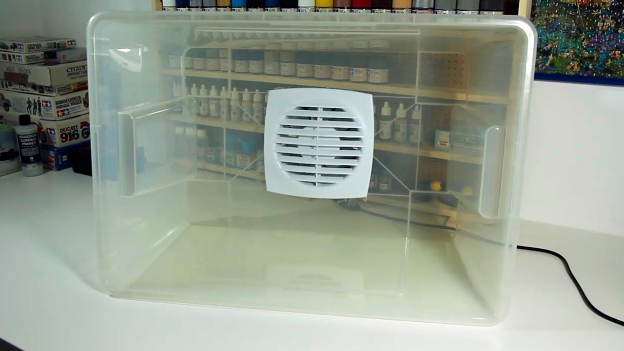DIY - Easy to Clean Airbrush Paint Booth
