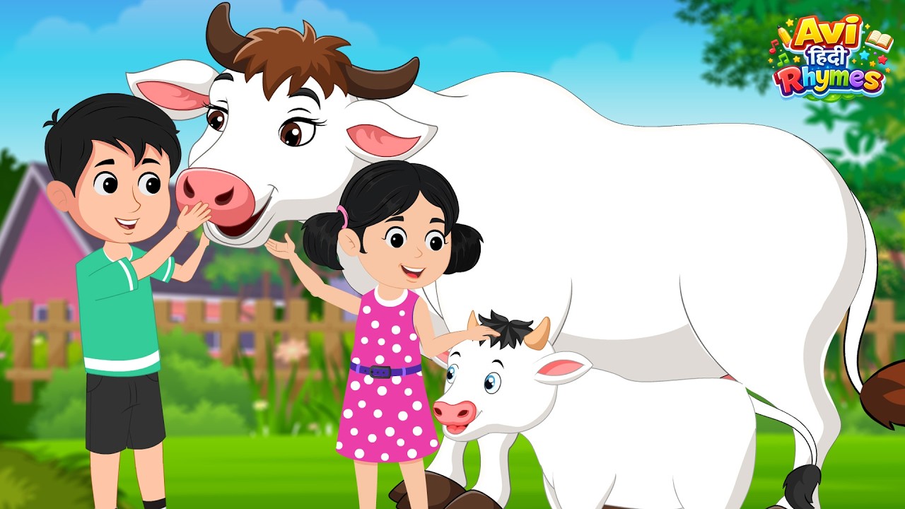 Gaiya Meri Gaiya | मेरी गैया + Many More Popular Rhymes For Kids | Hindi Rhymes
