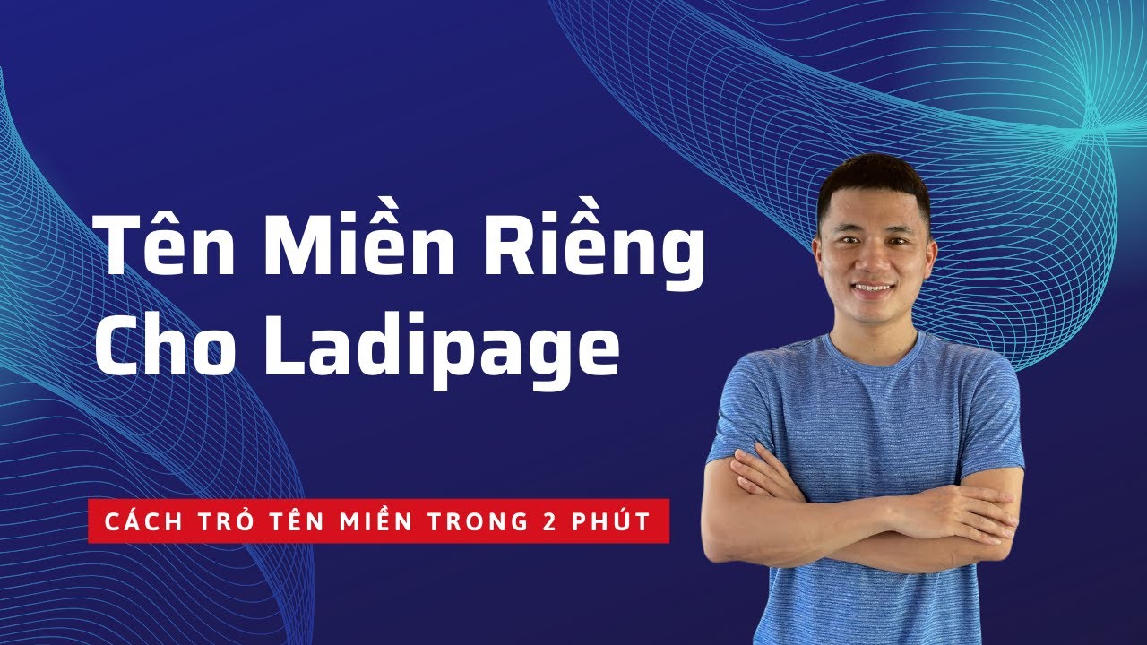 Cách trỏ tên miền từ tenten.vn về ladipage với tên miền riêng.