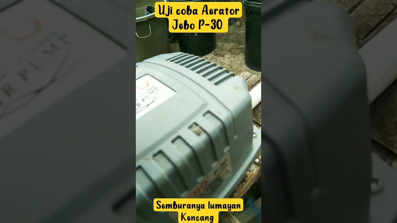 #Running test Aerator jebo P-30#