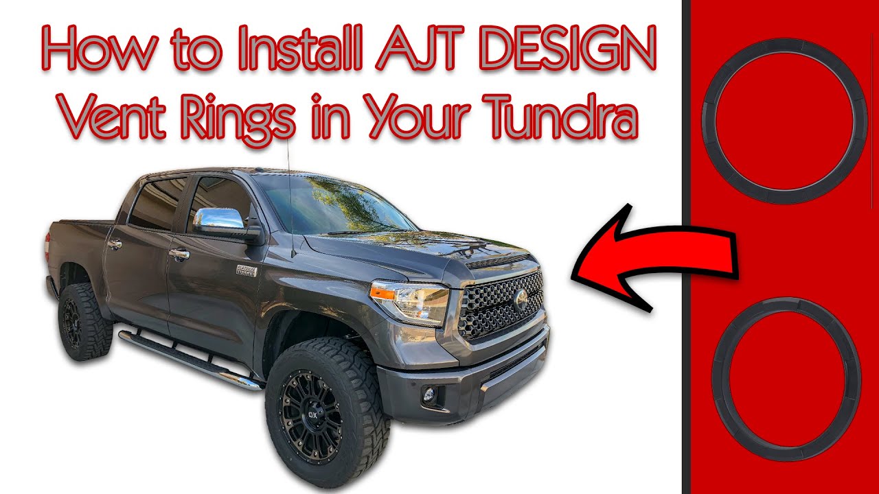 How to Install the AJT Design Vent Rings on Your Tundra [4K]