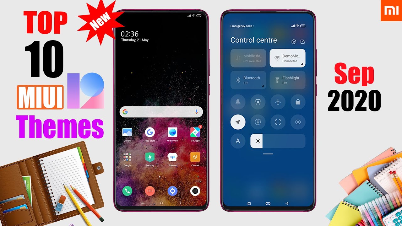 Top 10 Clean and Simple MIUI 12 Themes with Less Customization