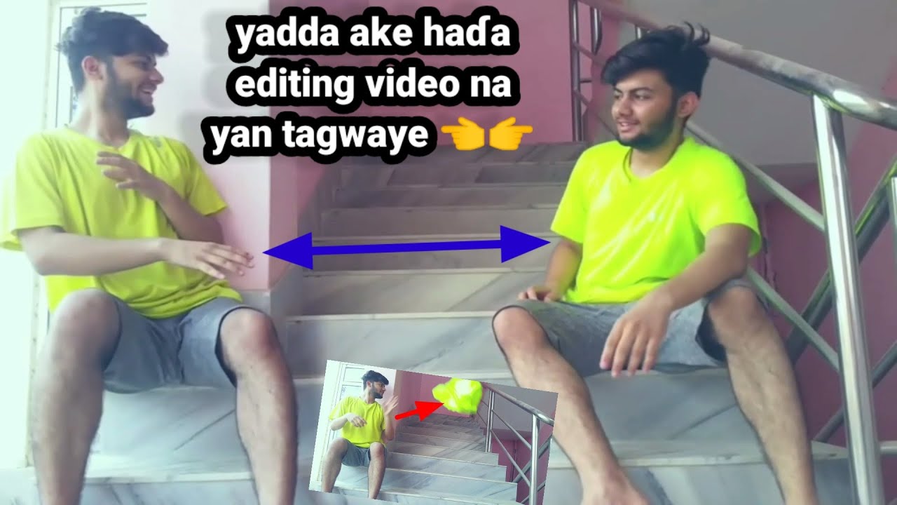 yadda zaku haɗa editing(tutorial) video na yan biyu ma'ana yan tagwaye