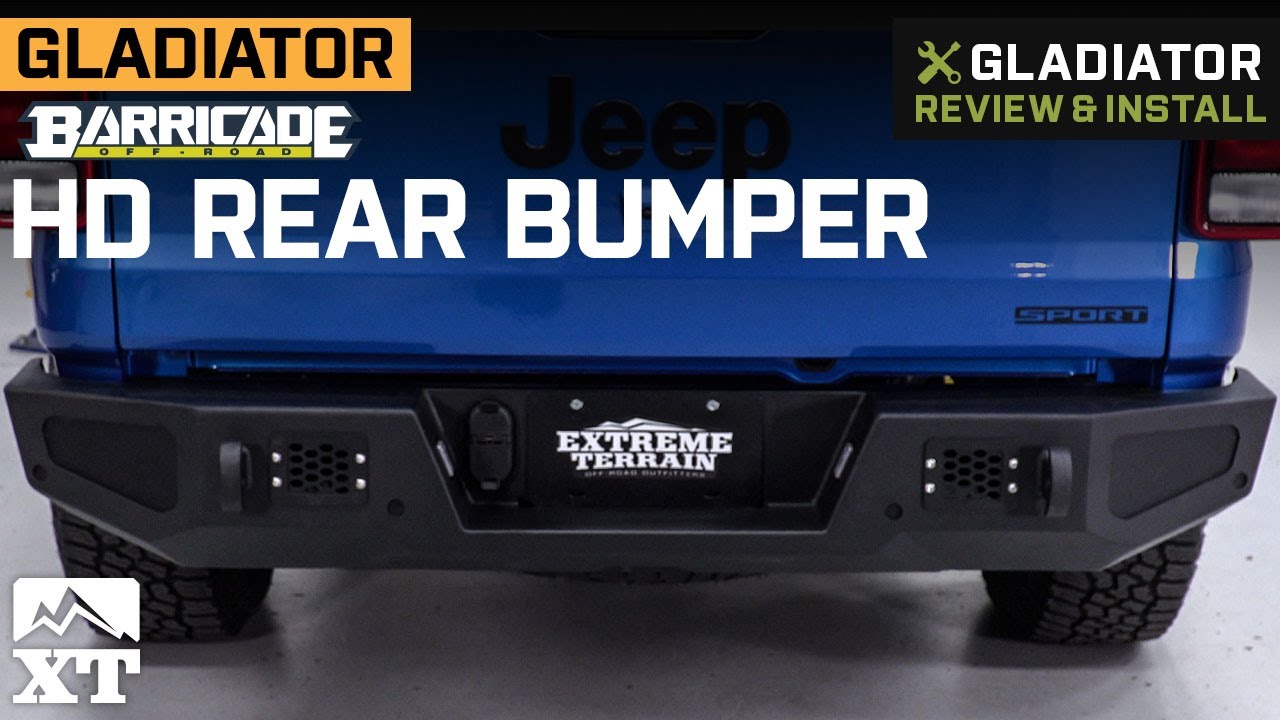 Jeep Gladiator JT Barricade HD Rear Bumper Review & Install