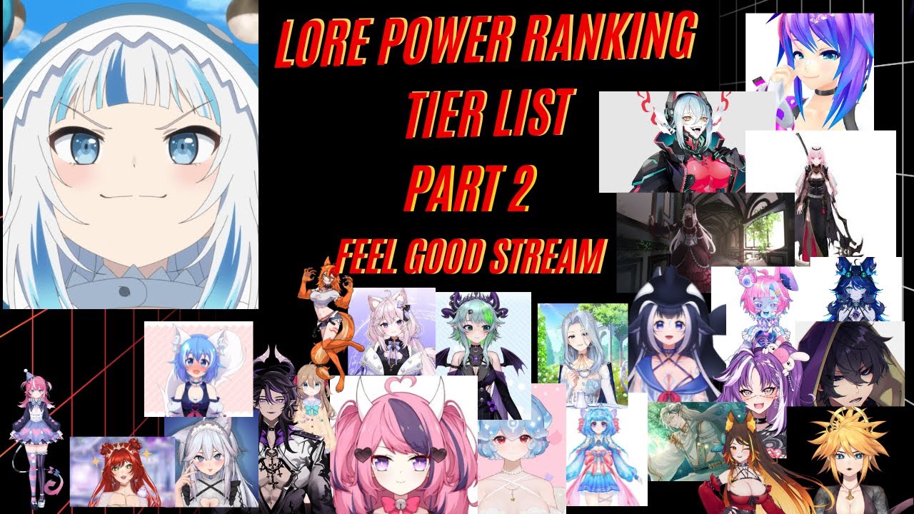 Feel Good Stream Lore Power Ranking Tier List Part 2