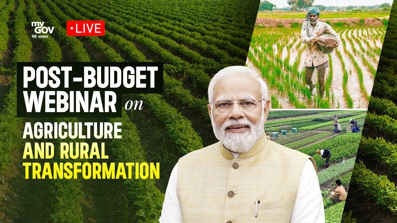 LIVE: PM Modi addresses post-budget webinar on “Agriculture and Rural Transformation”