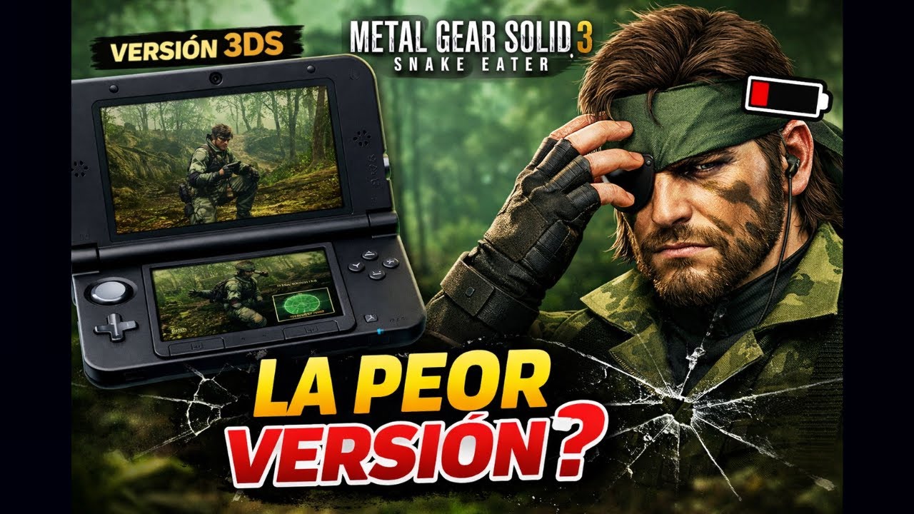 El extraño port de Snake Eater para 3DS.