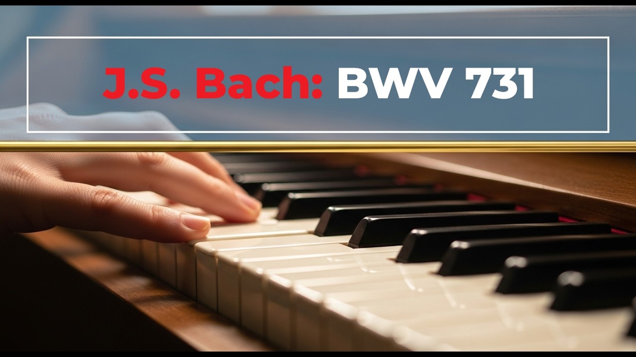 Liebster Jesu, wir sind hier, BWV 731