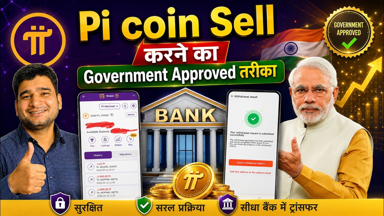 Pi coin Sell करने का government approved तरीका🏦 Pi network today latest update🚀 Pi coin sell 💰💸
