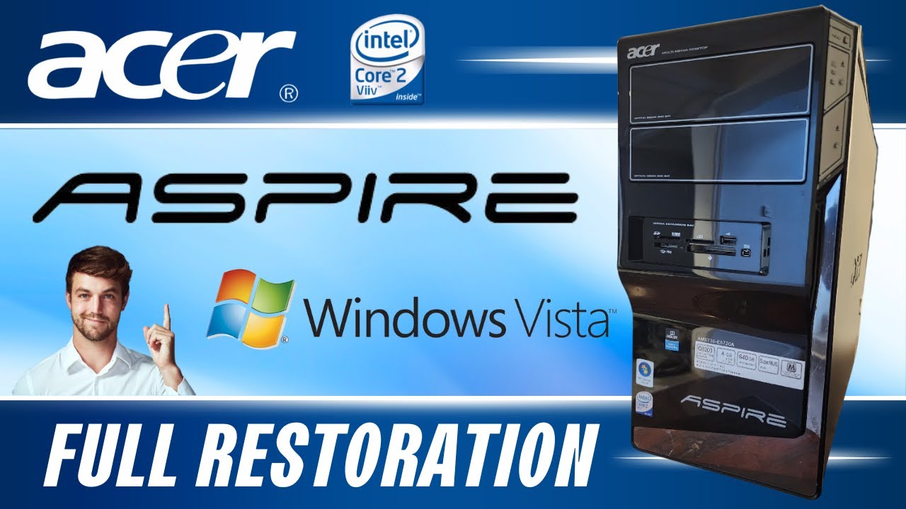 Acer Multimedia PC from 2008 - Full Restoration!!