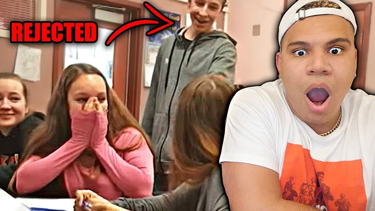 KID GETS REJECTED BY THEIR CRUSH!! (REACTING TO CRINGE REJECTIONS)