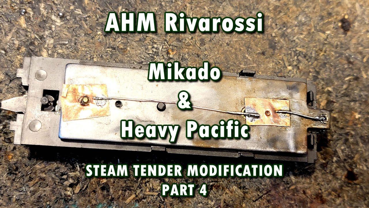 Модификация паровозного тендера AHM Rivarossi 2, часть 4