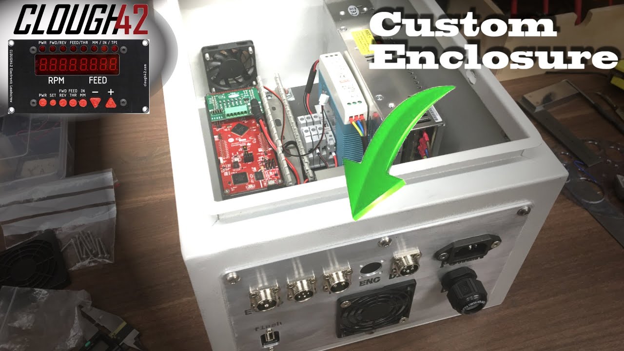 Ep05: Clough42 Electronic Leadscrew | Enclosure mods