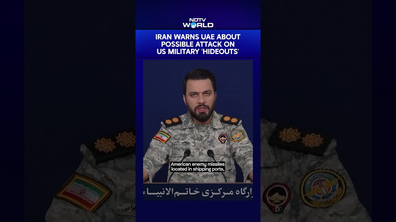 Iran Breaking News | Iran Warns UAE About Possible Attack On US Military 'Hideouts'
