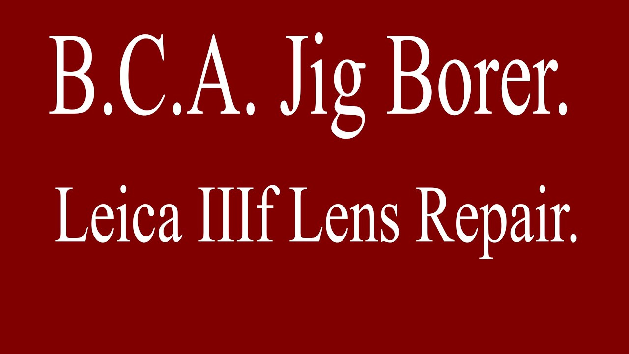 Leica IIIf Camera Repair.