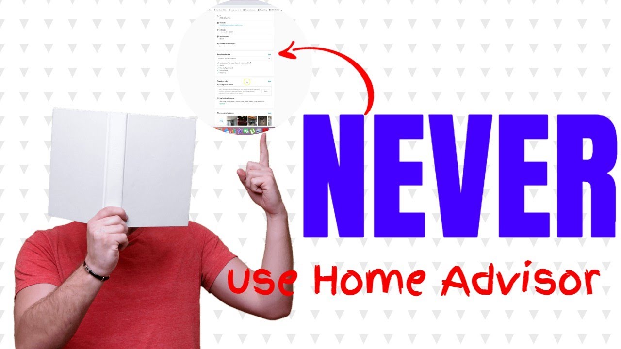 Thumbtack Review- Why not to use home advisor
