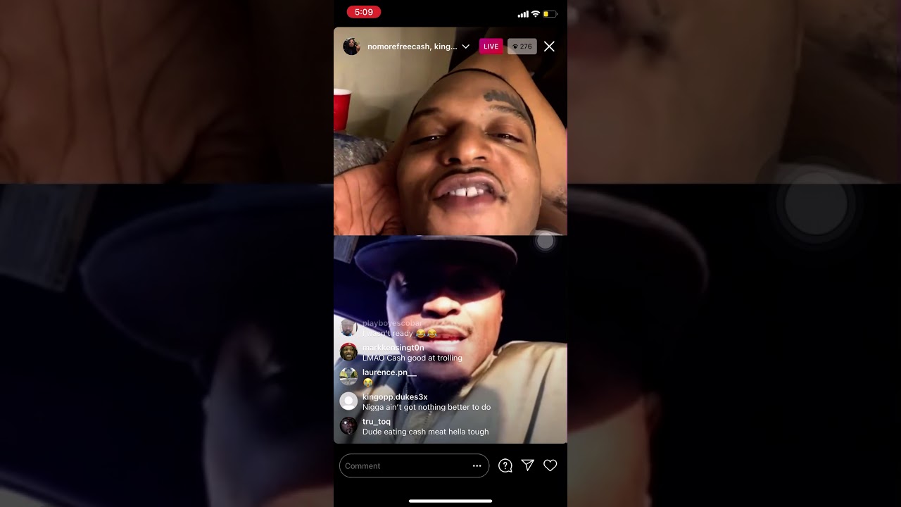 Fbg duck affiliate fbg cash arguing with king los on ig live