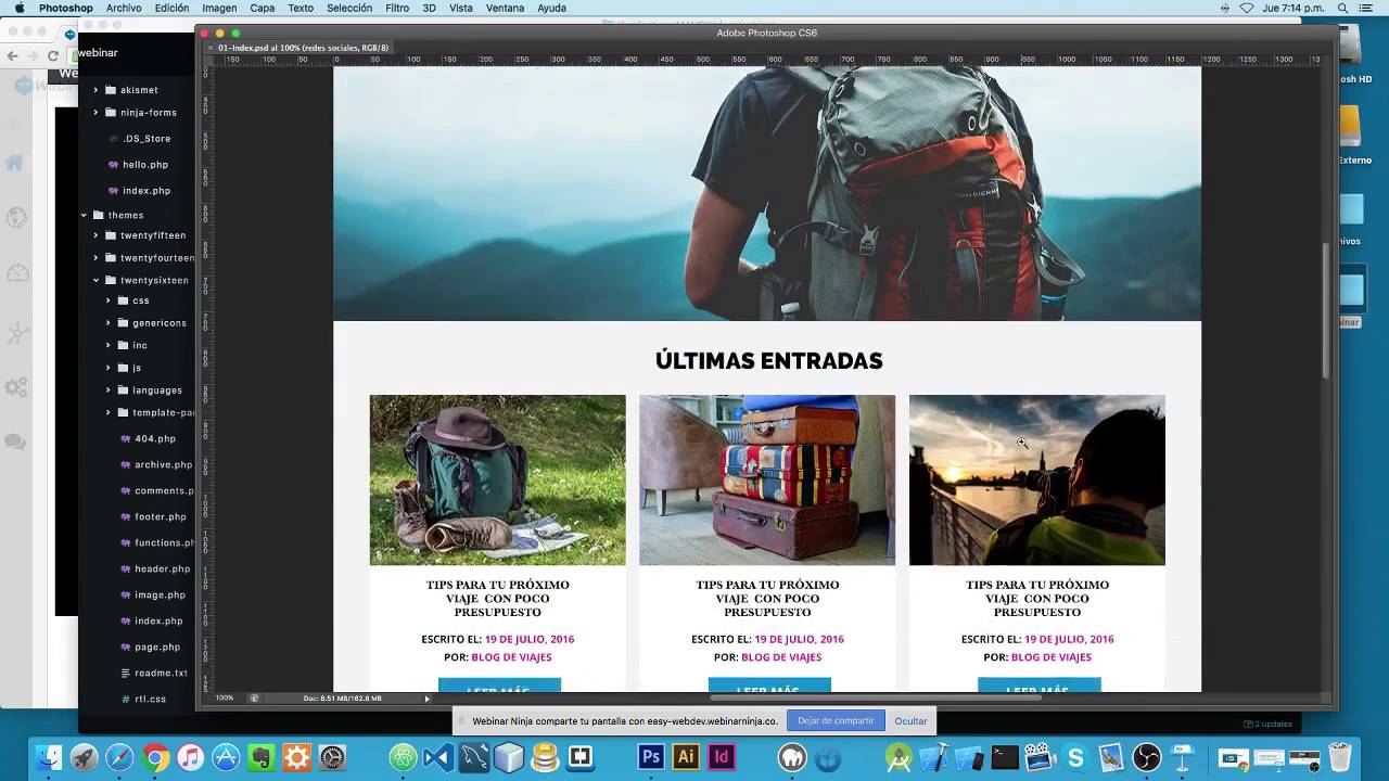 Easy-Webinar - Aprende a Crear tus Propias Plantillas de WordPress Parte 1
