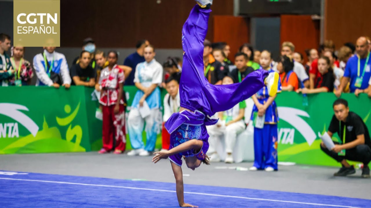 Se celebra el IX Campeonato Mundial de Kungfu en la ciudad china de Emeishan