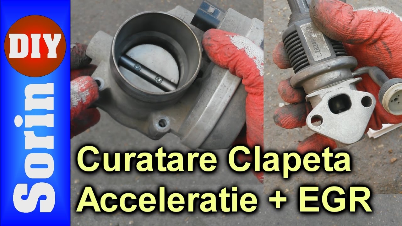 Curatare Clapeta Acceleratie + EGR - 1.6 16V (AZD & BCB)