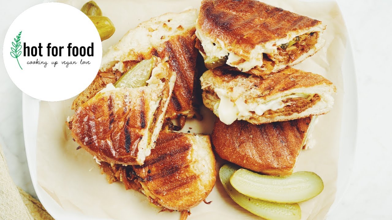 vegan cubano sandwich | hot for food