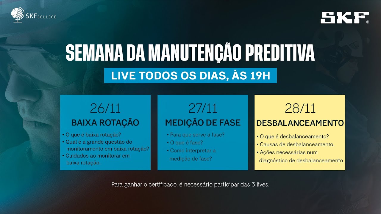 Desbalanceamento - Semana da Manutenção - LIVE 3