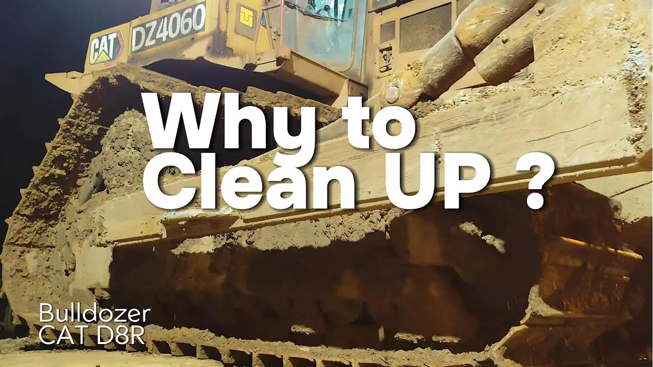 Для чего нужна мойка? Бульдозер CAT D8R