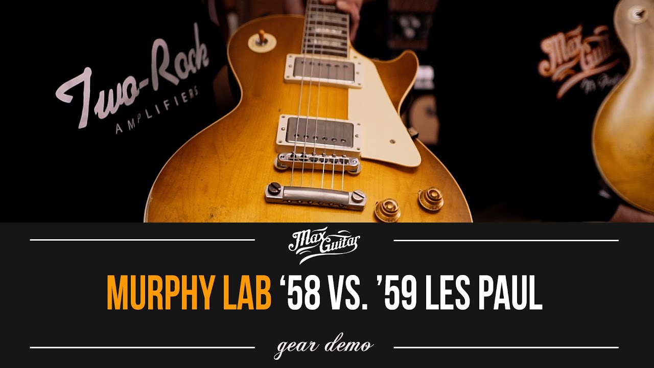 Nope. Still not boring. MURPHY LAB! '58 vs. '59 Les Paul!