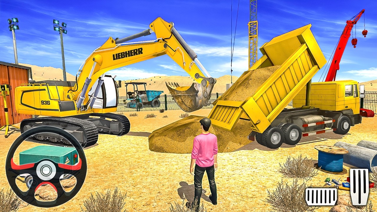 City Construction JCB Excavator 3D - Heavy Crane Driving Simulator - Android Gameplay