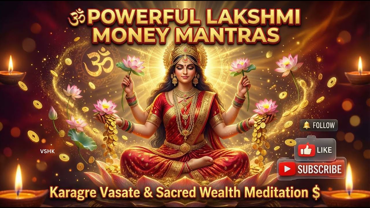 💰 Powerful Lakshmi Money Mantras for Abundance & Prosperity 🪔