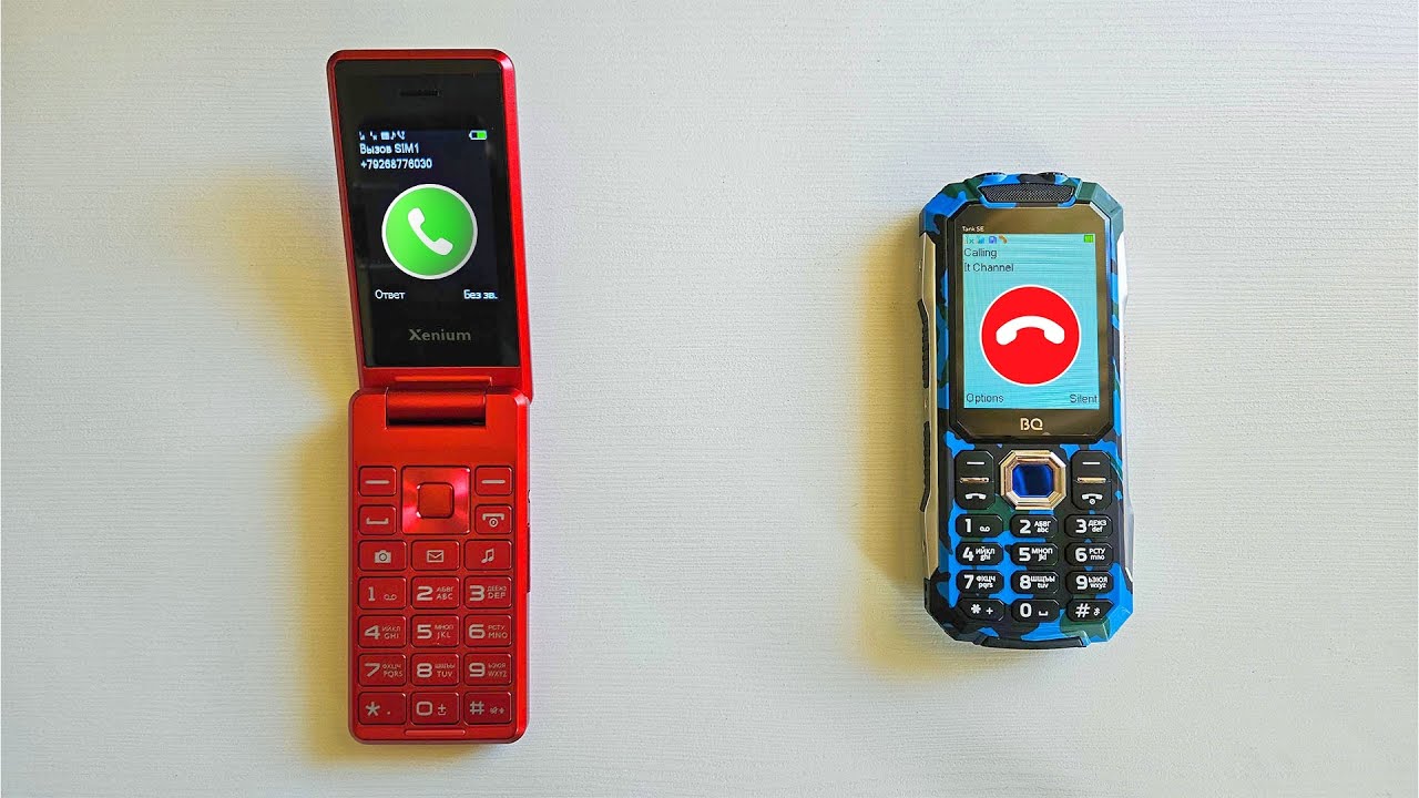 Philips XENIUM X600 vs BQ Tank SE Incoming Call