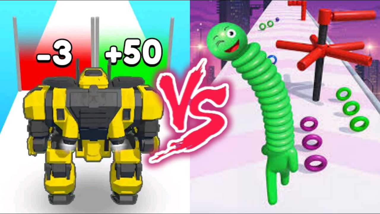 Robo Run VS Long Neck Run