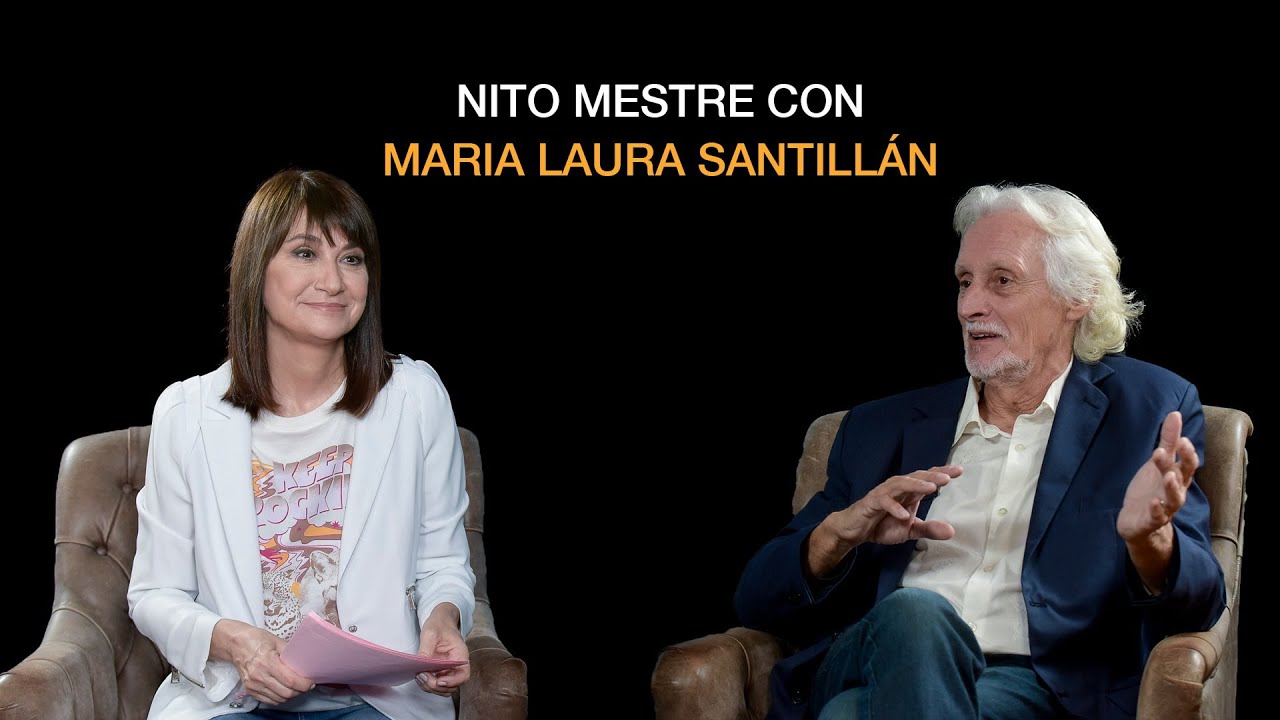 Nito Mestre con María Laura Santillán: 