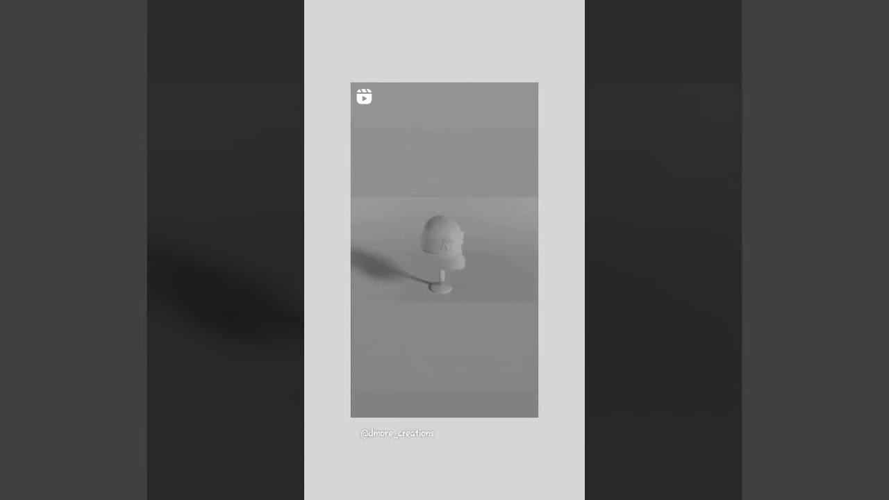 3d hat model and visualization in blender