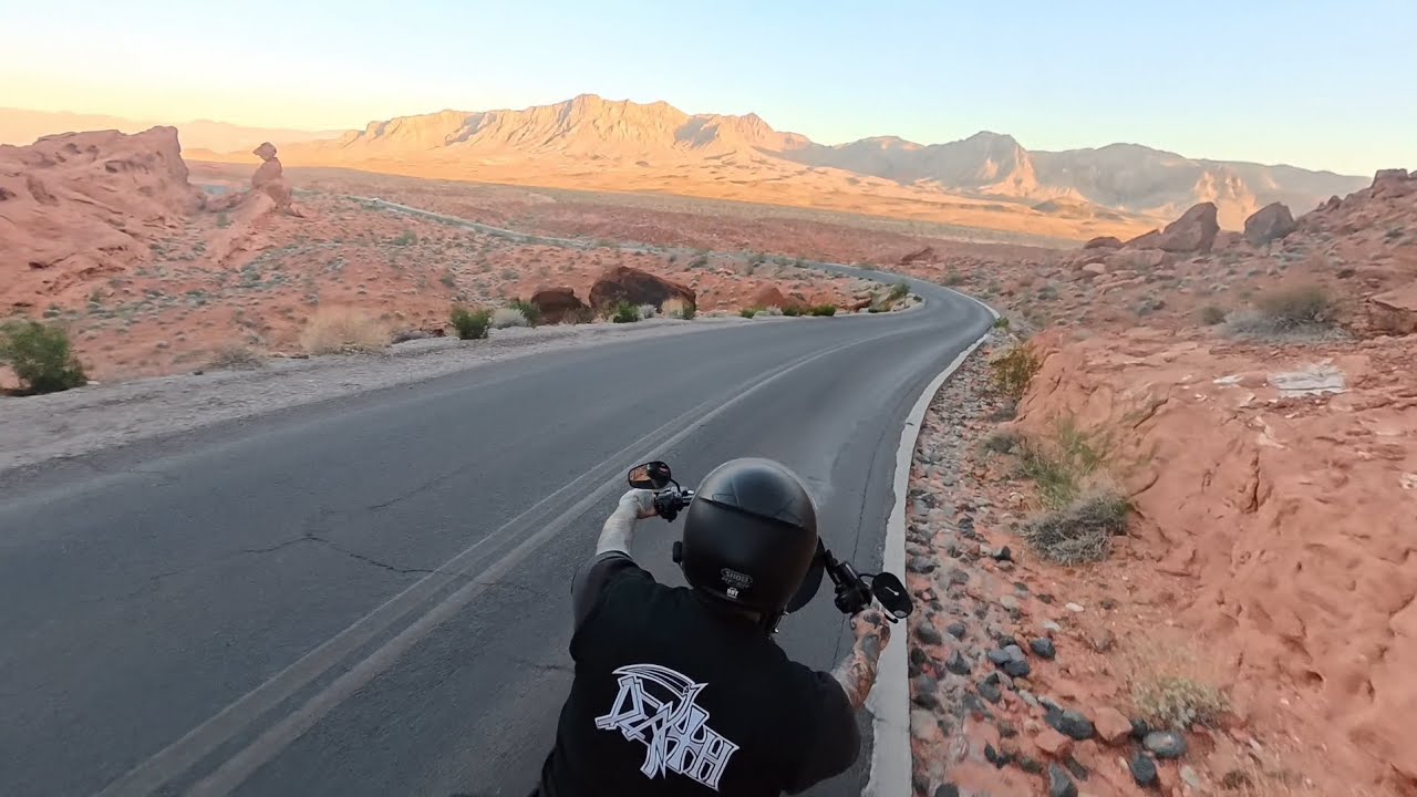 4K VALLEY OF FIRE SCENIC RIDE