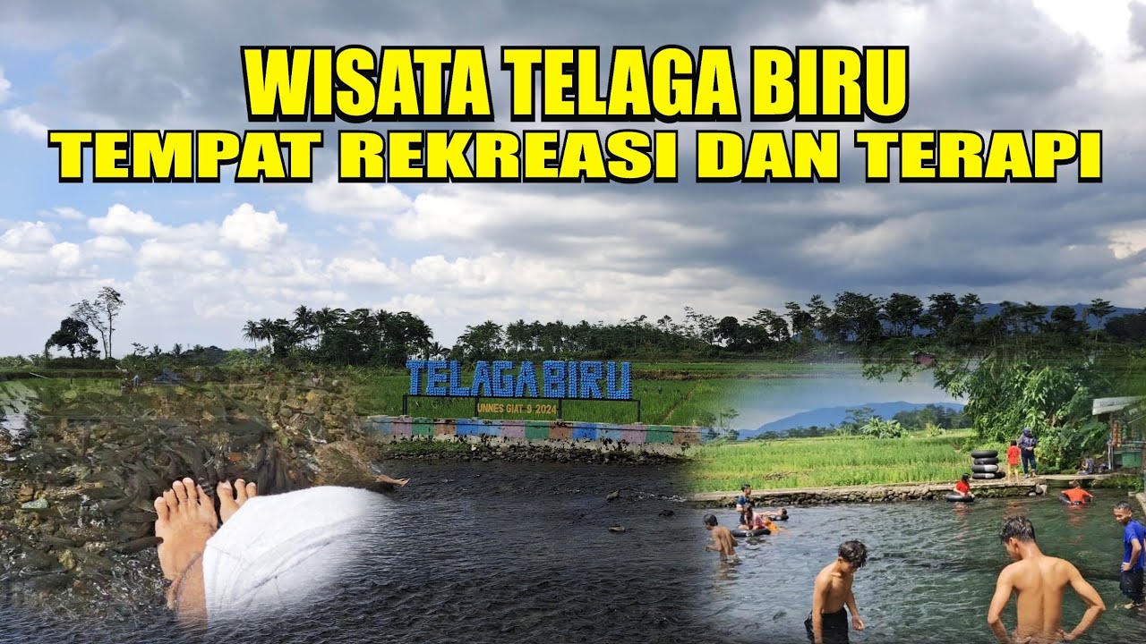 Objek wisata keluarga, telaga biru pemalang