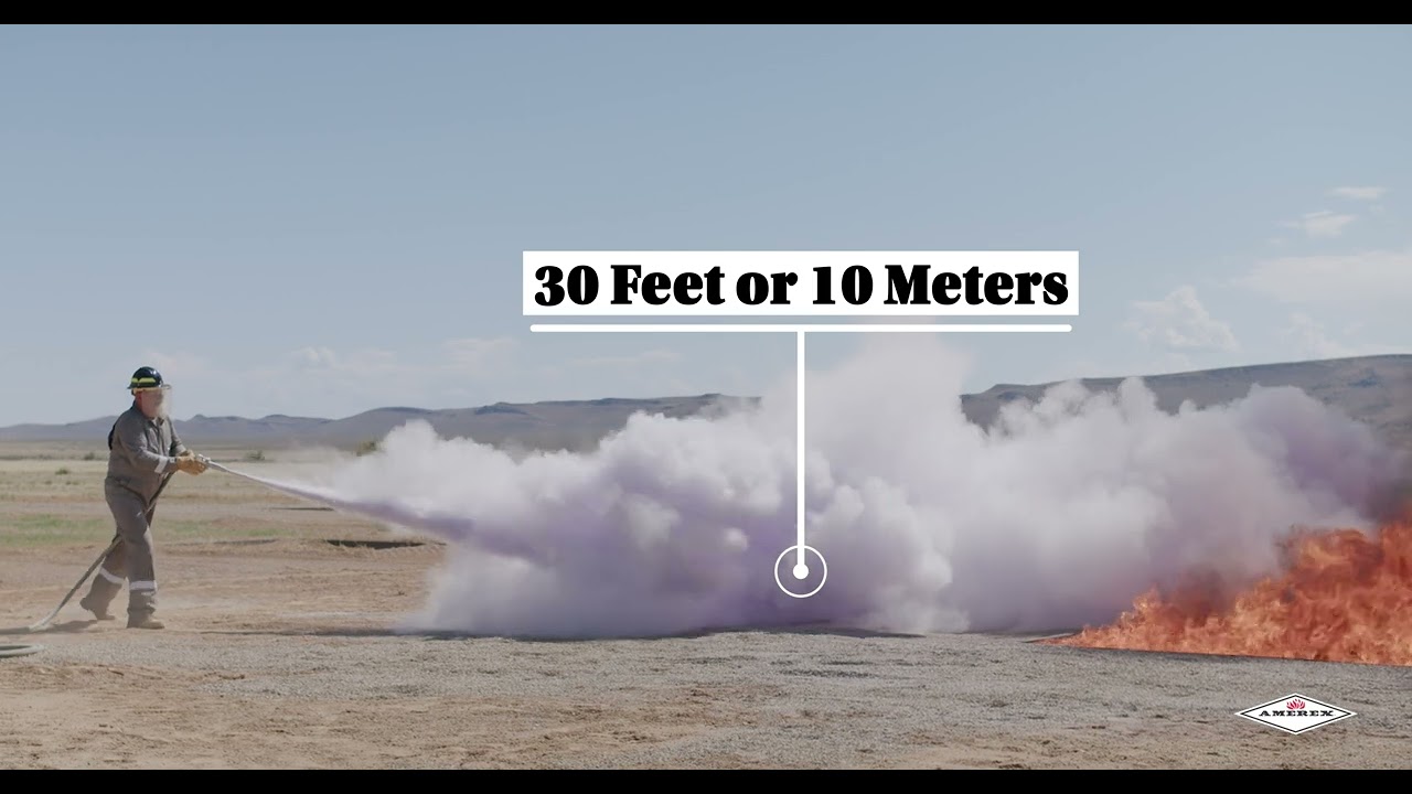 How to Use a Wheeled Fire Extinguisher: Amerex 490 Purple-K