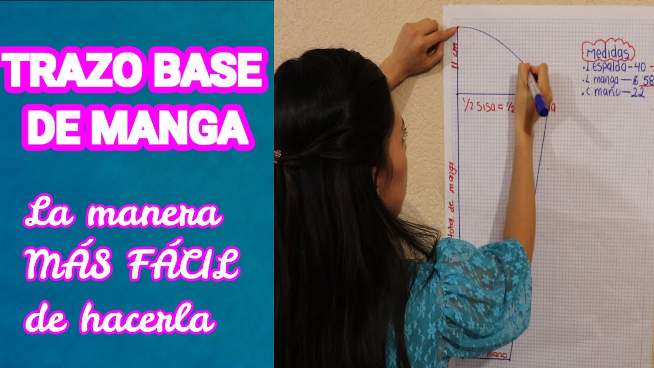 Cómo hacer una manga? | trazo base | explicado paso a paso de la manera más fácil