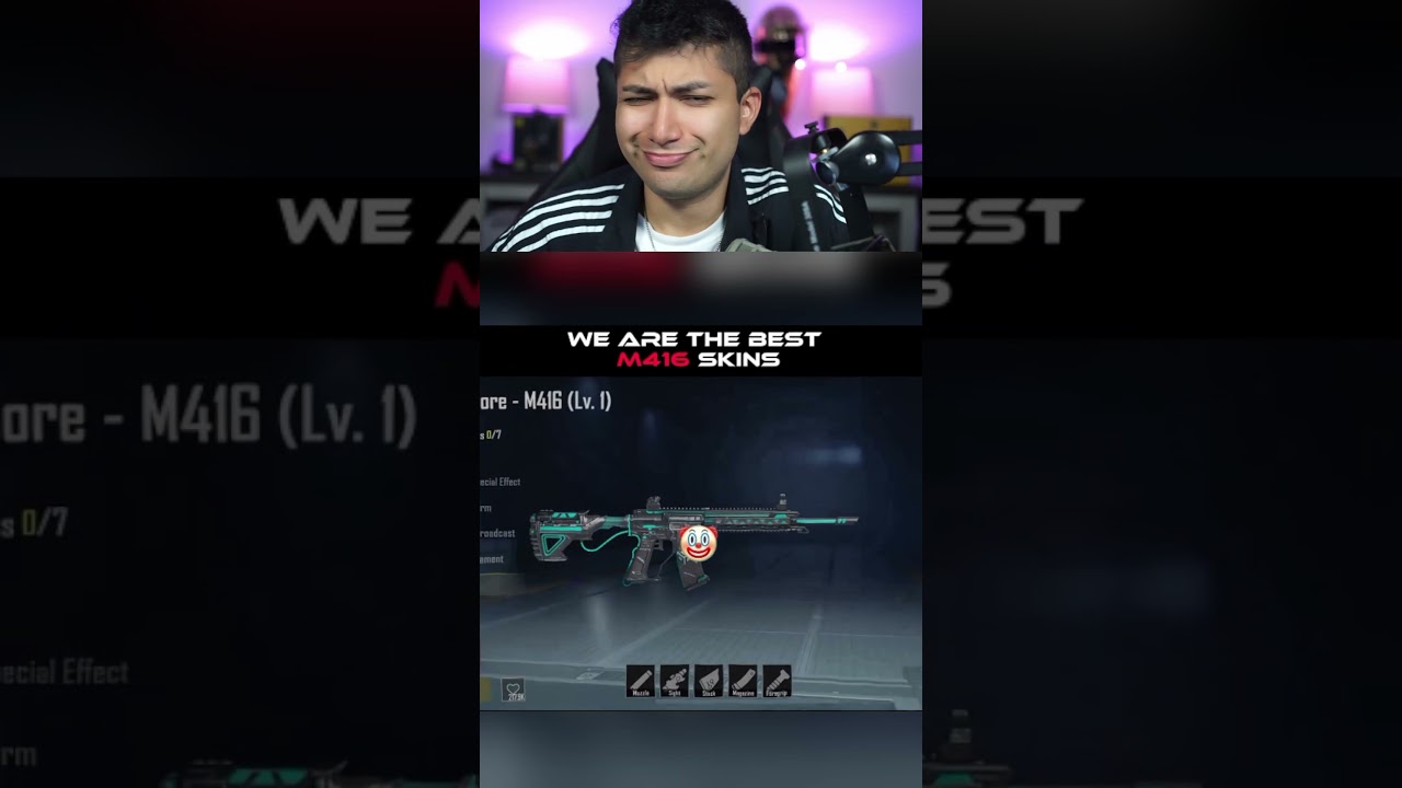 Скины M416 🗿 #pubgmobile #bgmi #shorts