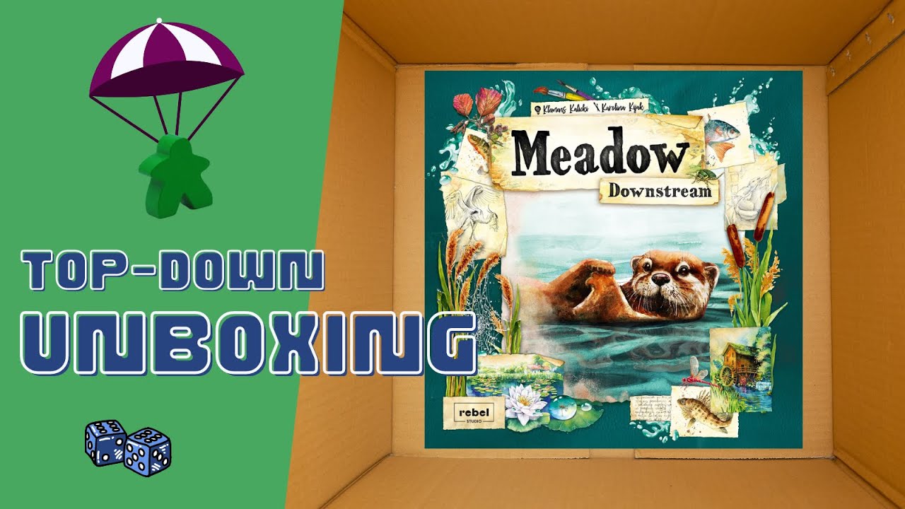 Meadow: Downstream Board Game Unboxing