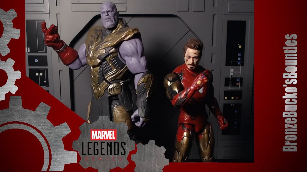 Marvel Legends Infinity Saga Iron Man MK85 and Thanos Review