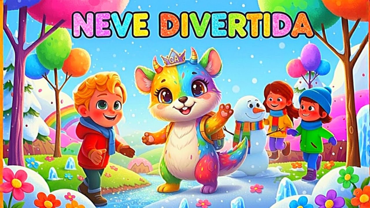 Neve Divertida ❄️ Boneco de Neve e Muitas Gargalhadas | Infantil