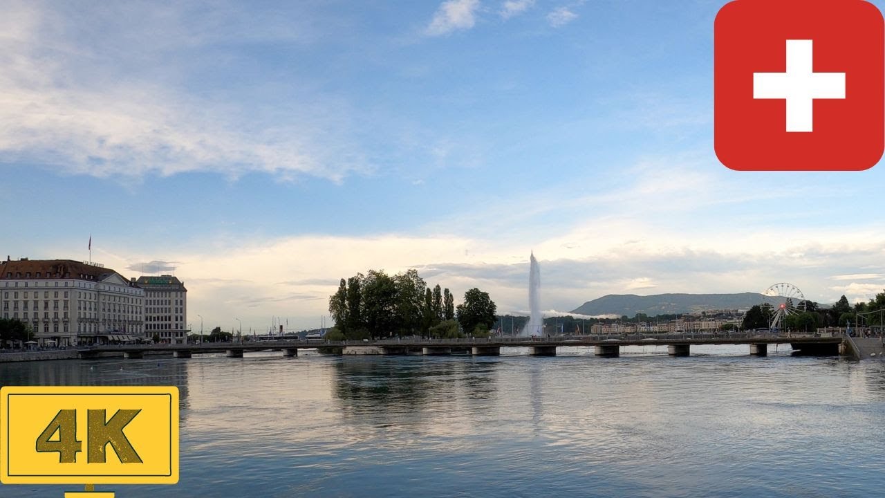 City Center in Geneva, Switzerland