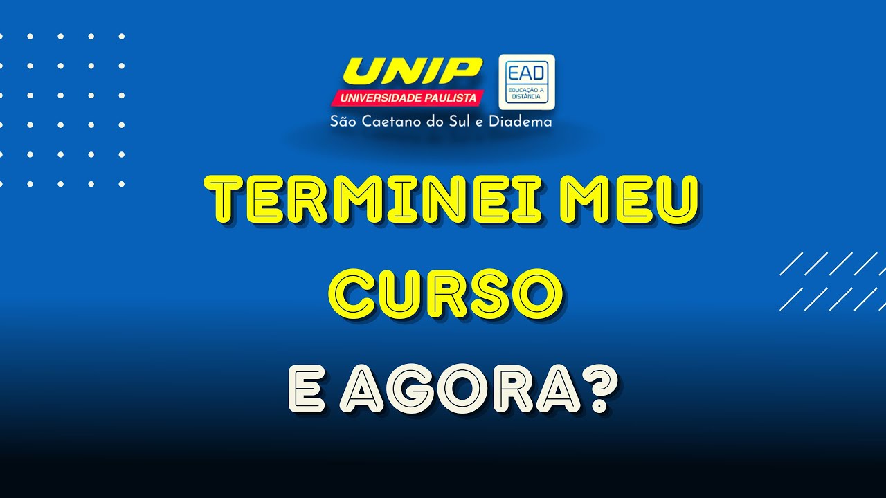 Terminei o meu curso, e agora? Quais os pr&oacute;ximos passos?