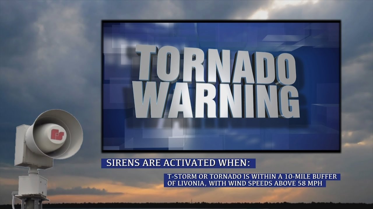 Livonia Emergency Alert Siren System PSA - Updated April 2022