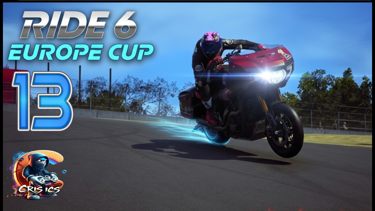 🟦 RIDE 6  EUROPE CUP 4K HELMET🎥  [NO COMM] 🔵🟥