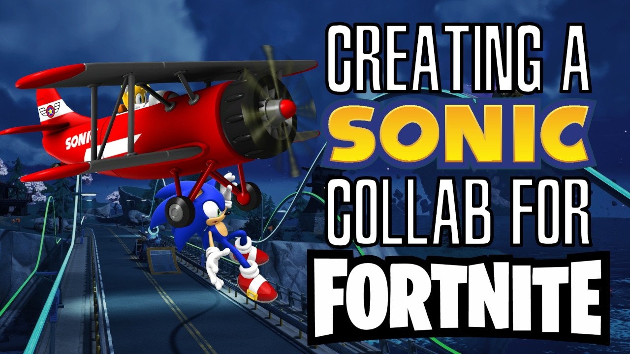 Sonic X Fortnite Collab Concept