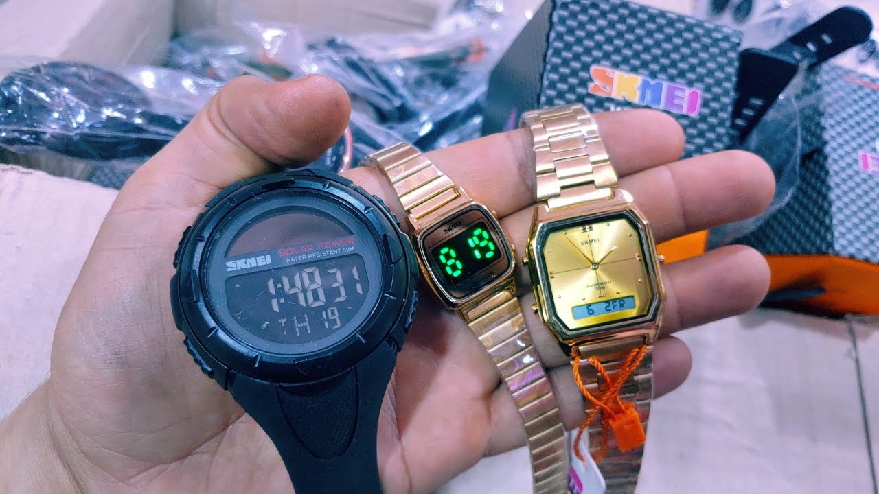 شحنه اسكيمي لسه واصله من الشركه Skmei watches