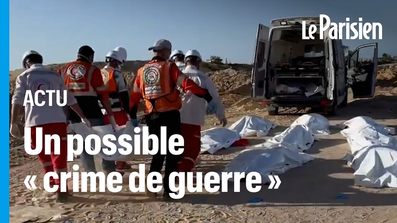 « Ça a été un choc » : 15 secouristes tués et enterrés dans une fosse commune à Rafah